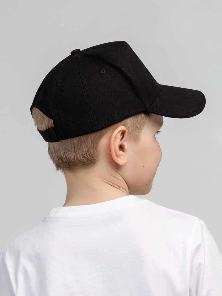 Бейсболка детская Standard Kids черная - фото 8