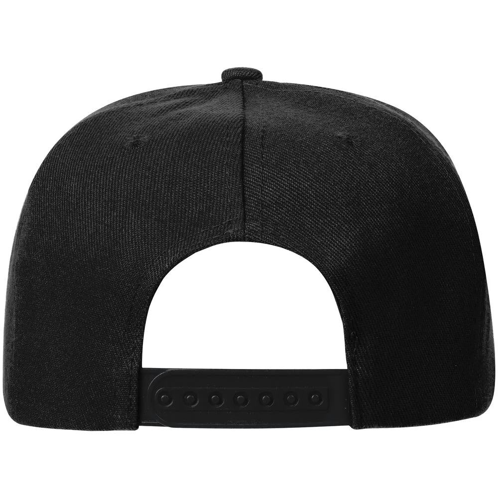 Бейсболка Snapback с прямым козырьком, черная - фото 3