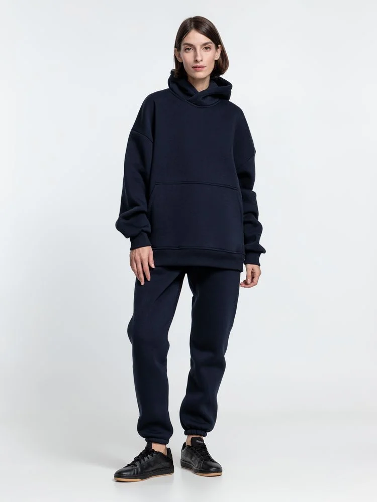 Худи Kulonga Oversize темно-синее кобальт - фото 14