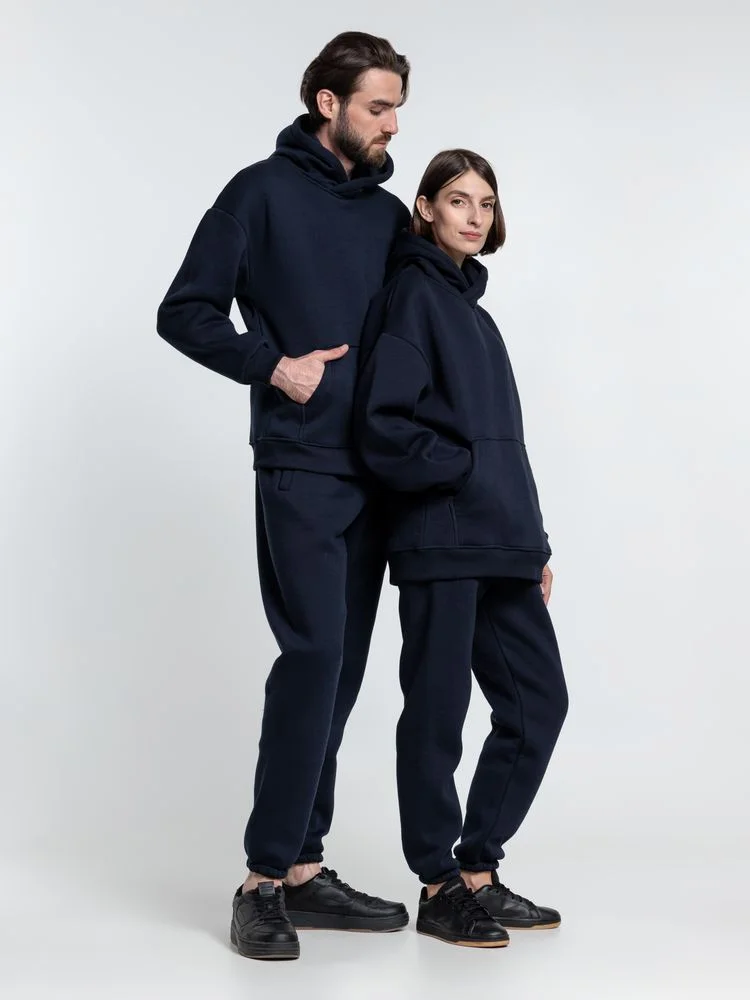 Худи Kulonga Oversize темно-синее кобальт - фото 15