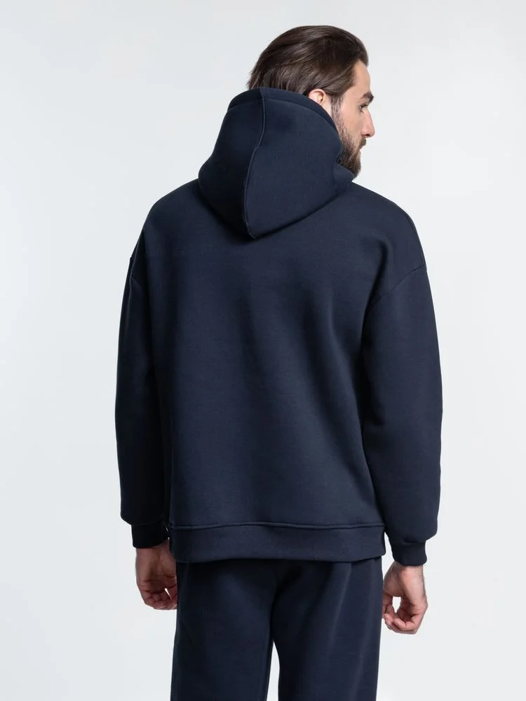 Худи Kulonga Oversize темно-синее кобальт - фото 7