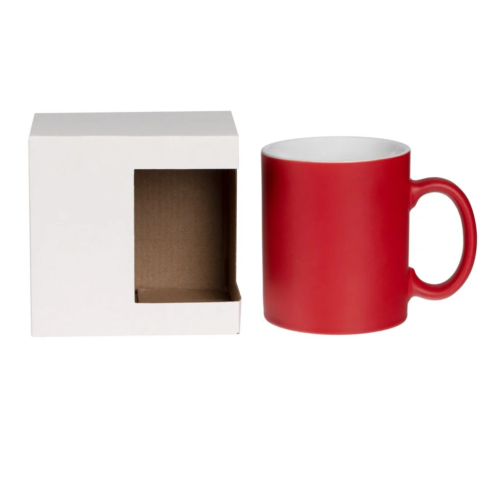 Коробка для кружки с окном Cupcase белая - фото 3