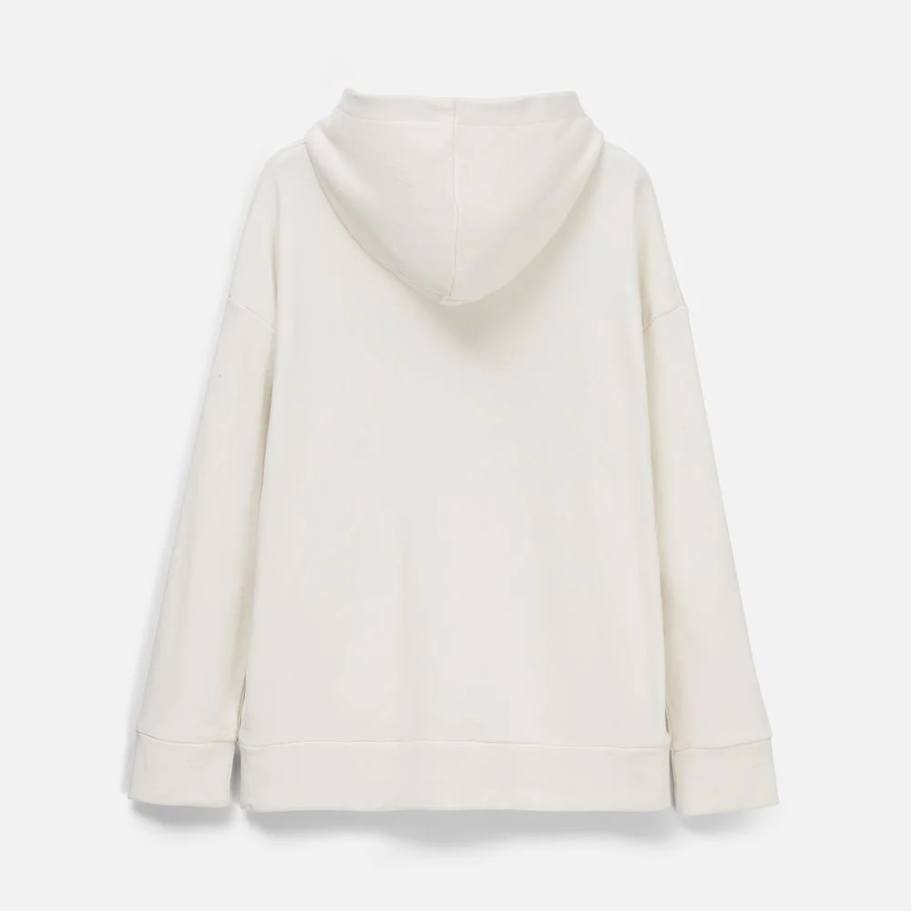 Худи унисекс H2 молочно-белое - фото 10