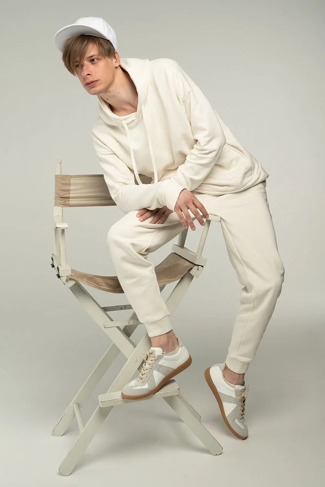 Худи унисекс H2 молочно-белое - фото 3