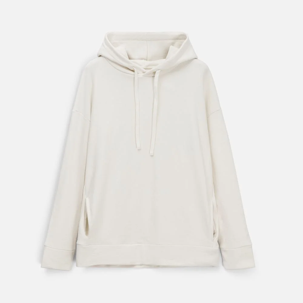 Худи унисекс H2 молочно-белое - фото 9