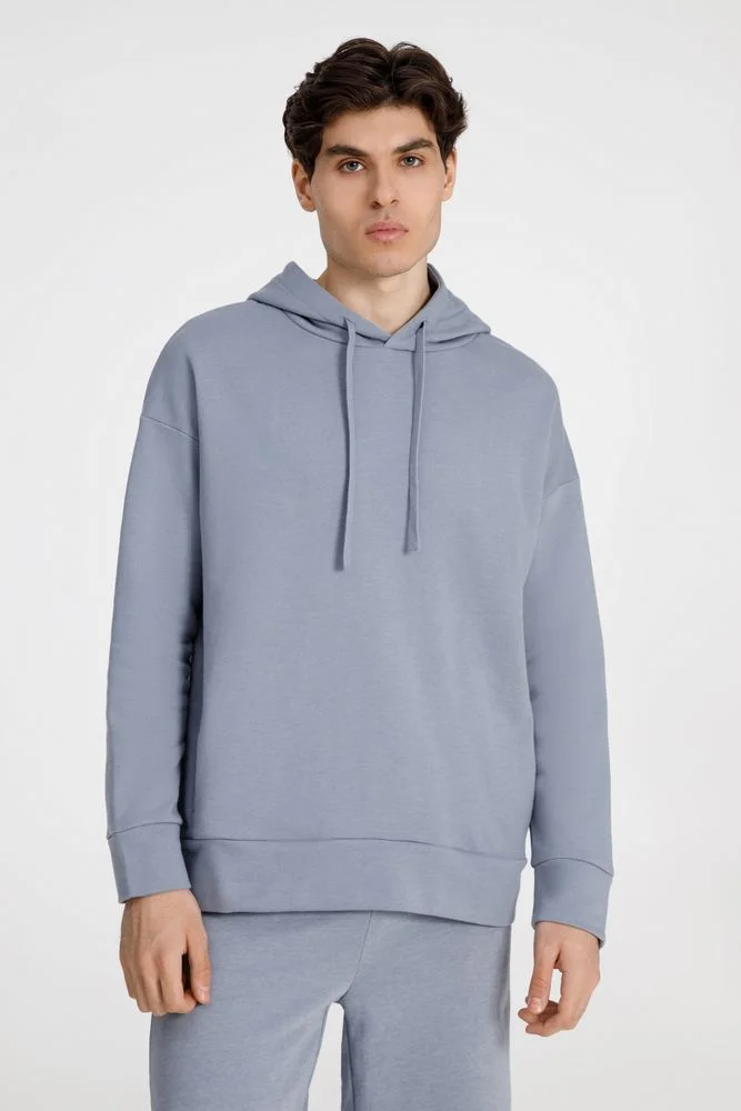 Худи унисекс H2 молочно - фото 4