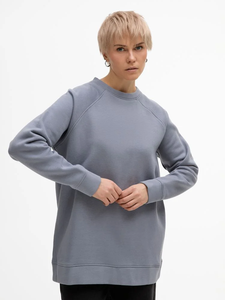 Свитшот унисекс S1, серый - фото 7