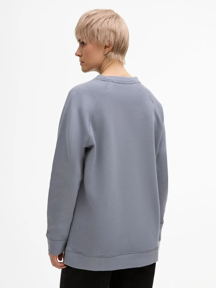 Свитшот унисекс S1, серый - фото 9