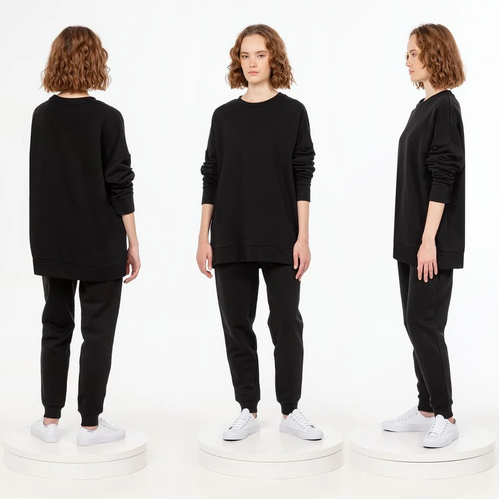 Свитшот унисекс S2 черный - фото 5