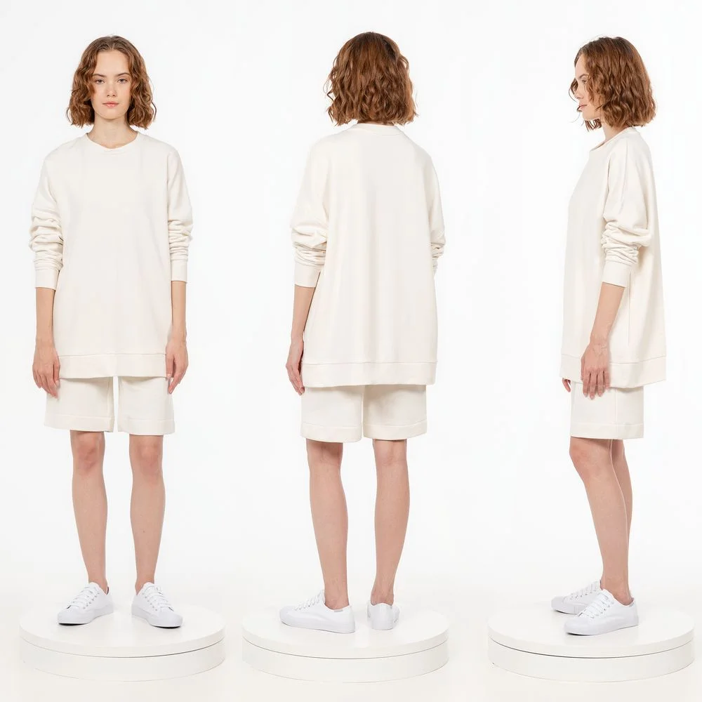 Свитшот унисекс S2, молочно-белый - фото 10