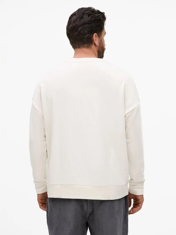 Свитшот унисекс S2, молочно-белый - фото 4