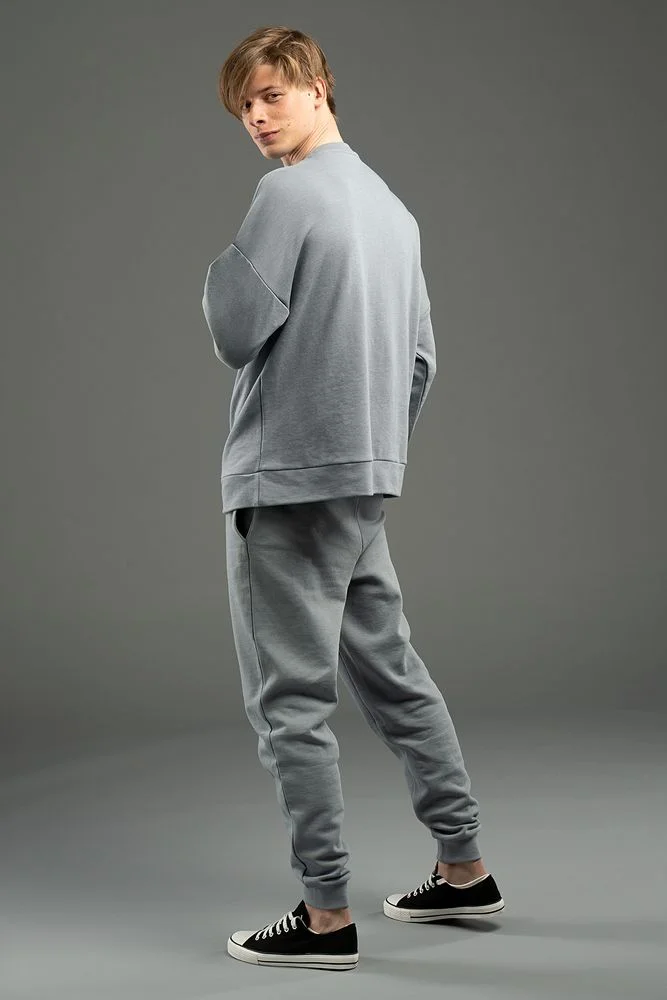 Свитшот унисекс S2, серый - фото 3