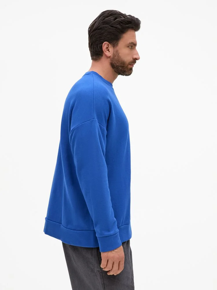 Свитшот унисекс S2 синий - фото 3