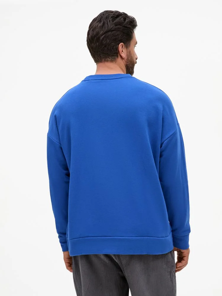 Свитшот унисекс S2 синий - фото 4