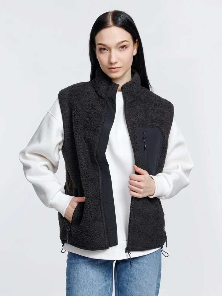 Жилет унисекс Fury BW, темно-серый (графит) - фото 10