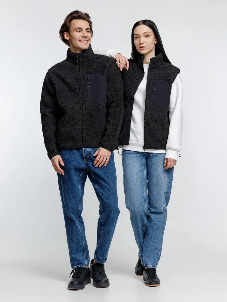 Жилет унисекс Fury BW, темно-серый (графит) - фото 13