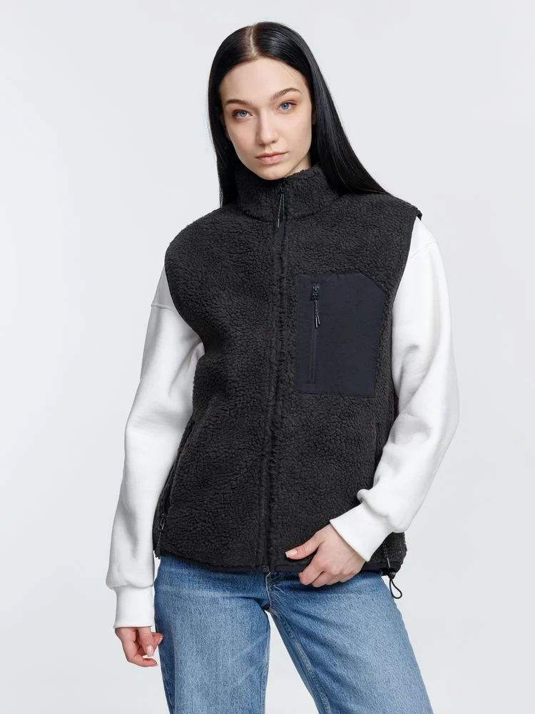 Жилет унисекс Fury BW, темно-серый (графит) - фото 9