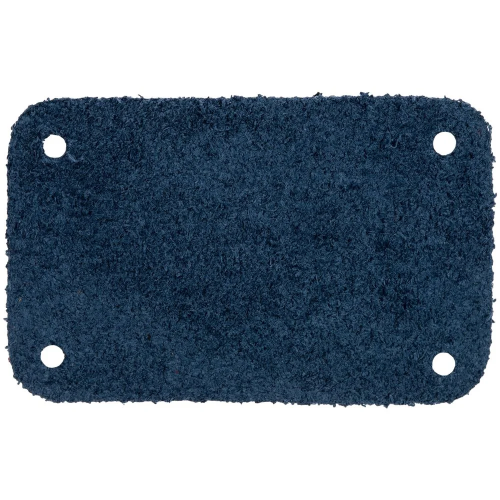 Лейбл кожаный Beta S синий - фото 2