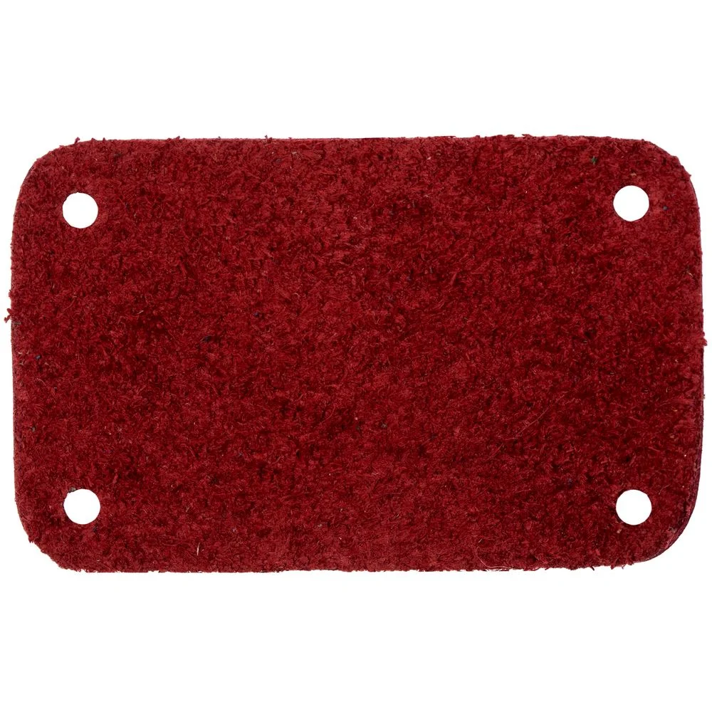 Лейбл кожаный Beta, S, красный - фото 2