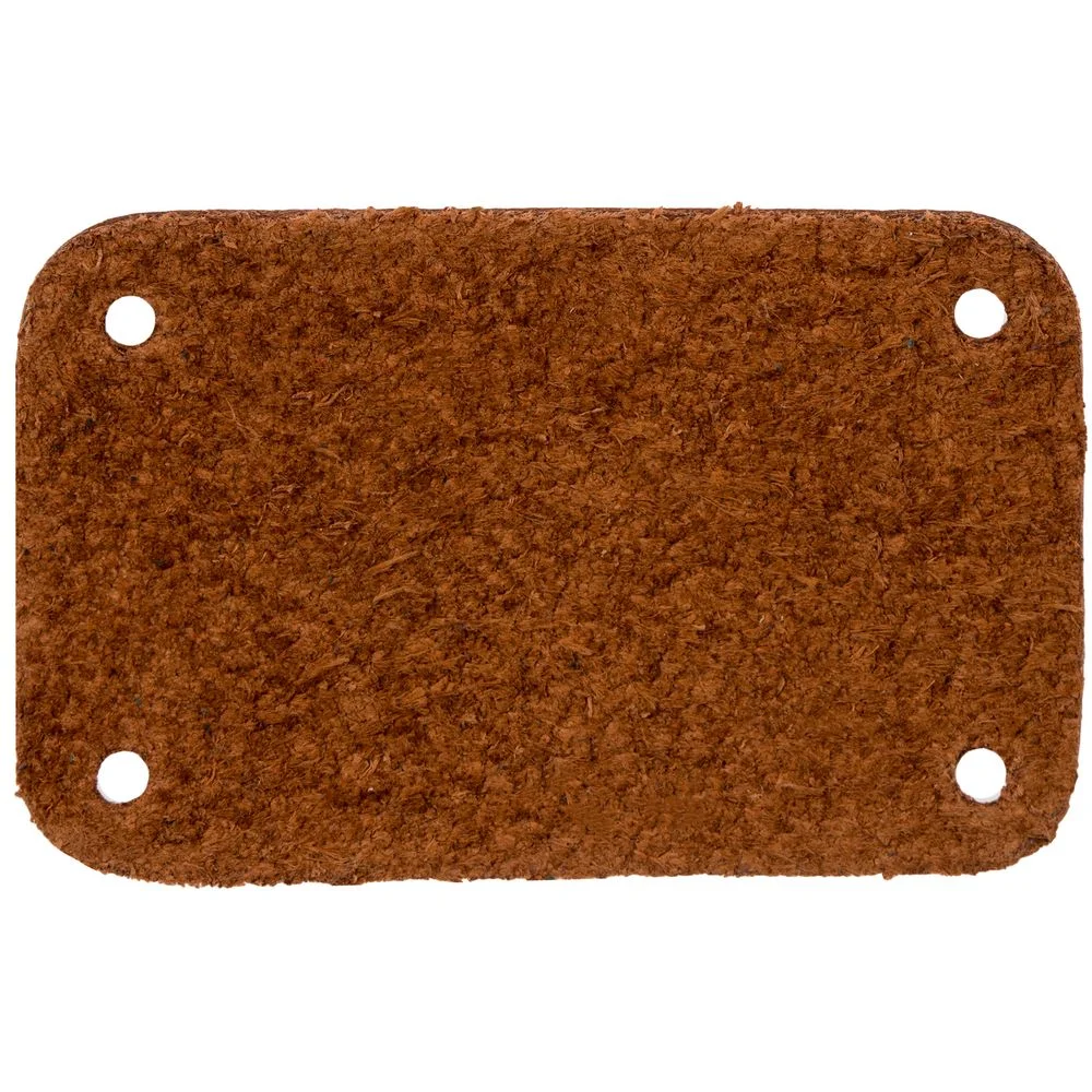 Лейбл кожаный Beta S горчичный - фото 2