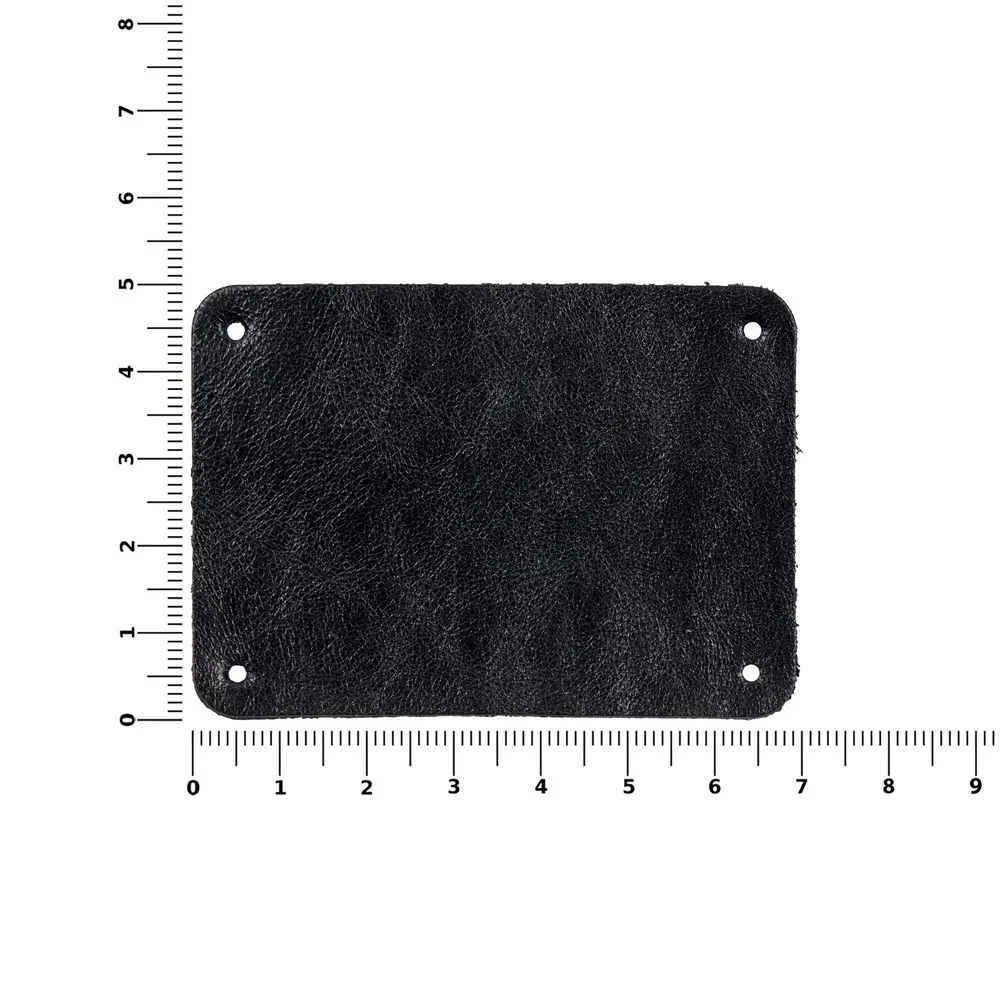 Лейбл кожаный Beta, XL, черный - фото 3