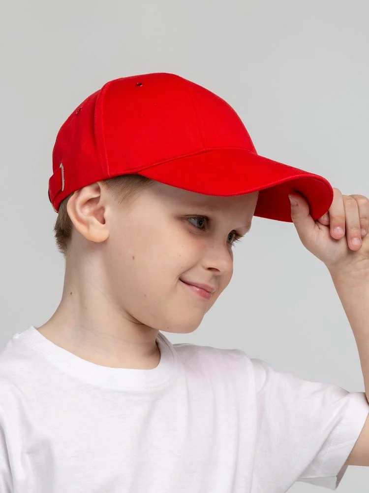 Бейсболка детская Capture Kids красная - фото 5