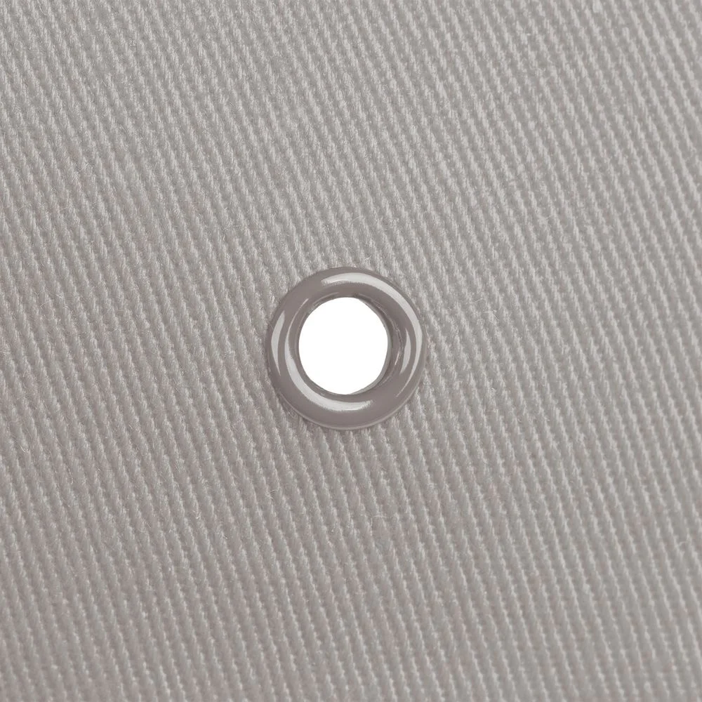 Бейсболка Canopy, серая с черным кантом - фото 4