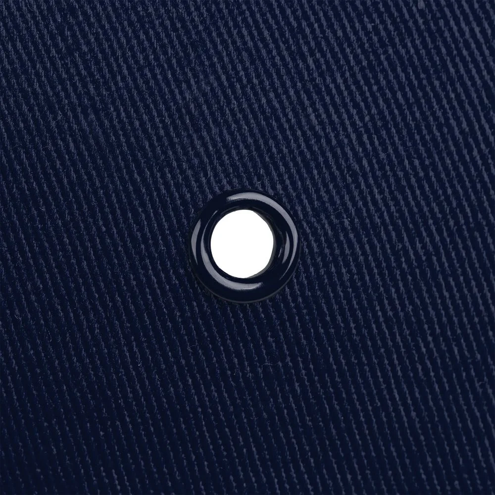 Бейсболка Canopy, темно-синяя с белым кантом - фото 4