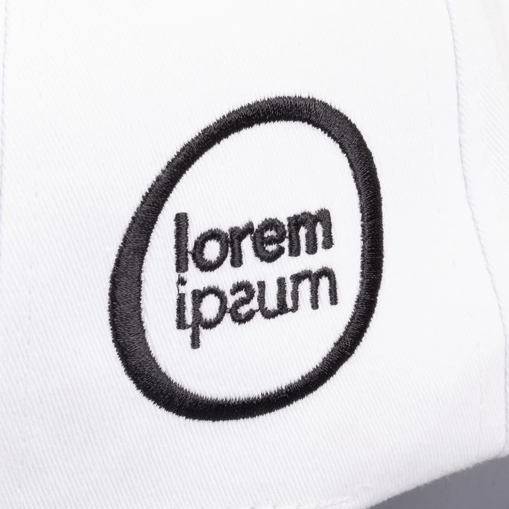 Бейсболка Canopy, белая с темно-синим кантом - фото 14