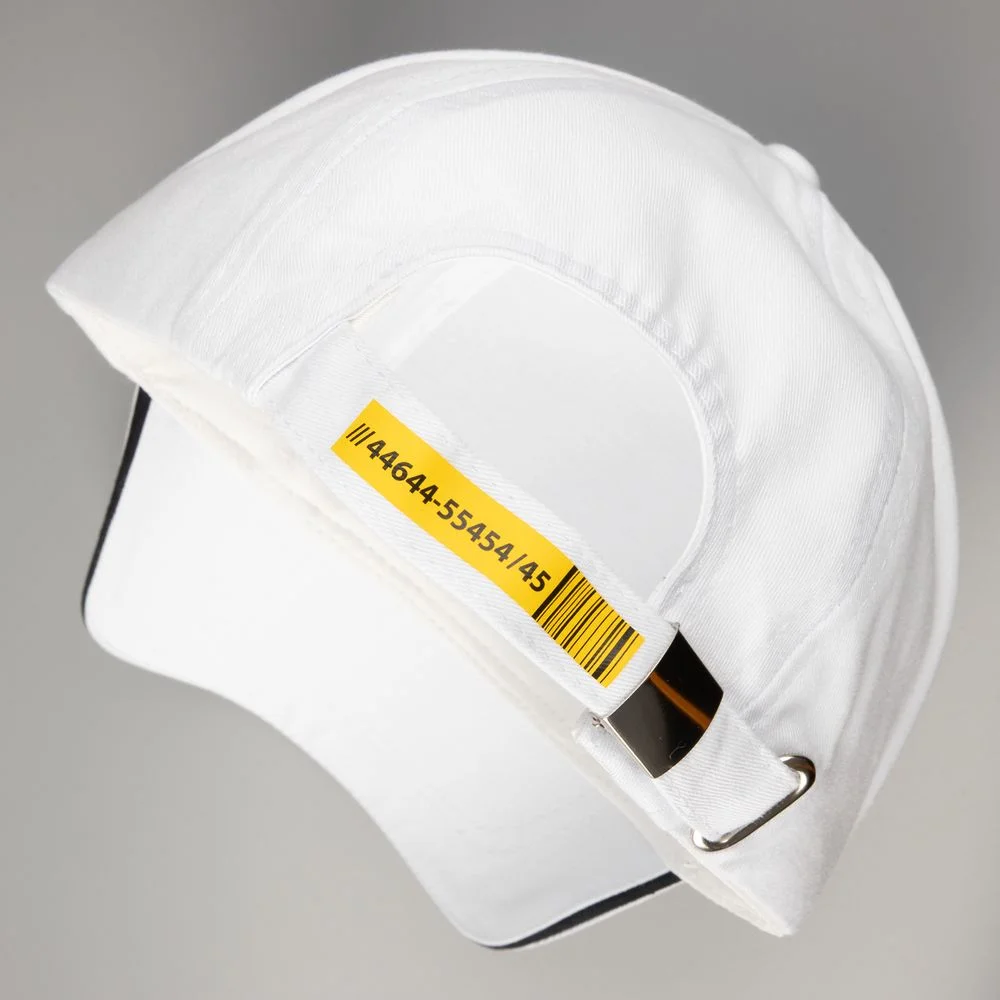 Бейсболка Canopy, белая с темно-синим кантом - фото 16