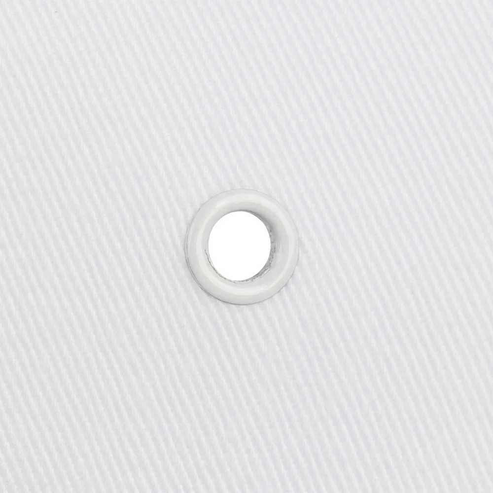 Бейсболка Canopy, белая с темно-синим кантом - фото 4