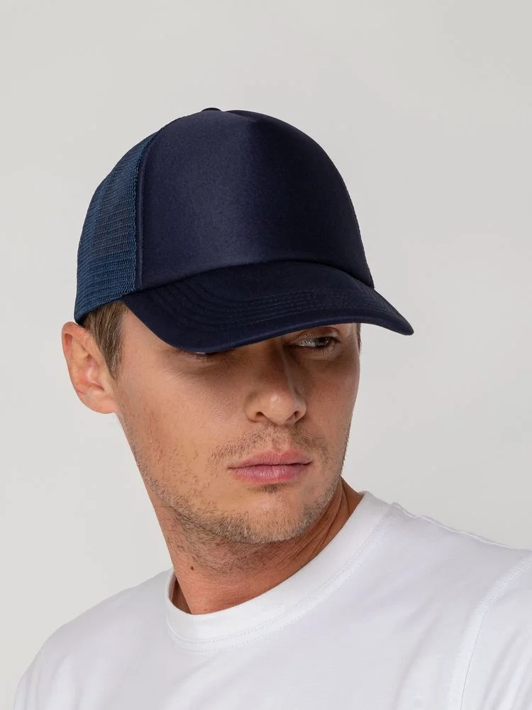 Бейсболка Sunbreaker темно-синяя - фото 5