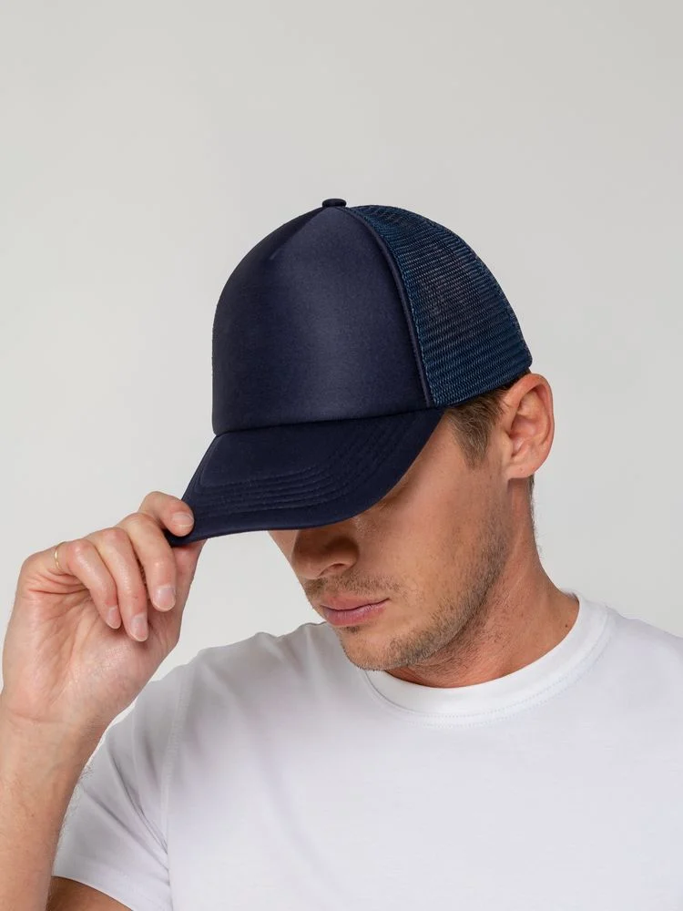 Бейсболка Sunbreaker темно-синяя - фото 7