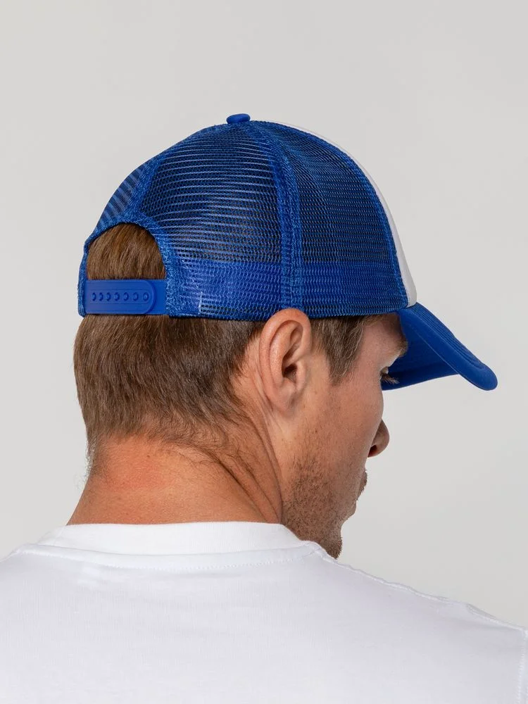 Бейсболка Sunbreaker ярко-синяя с белым - фото 7