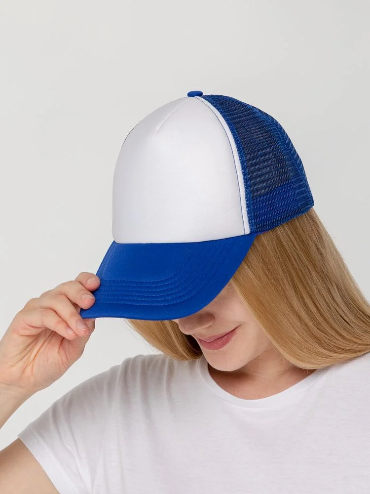 Бейсболка Sunbreaker ярко-синяя с белым - фото 9