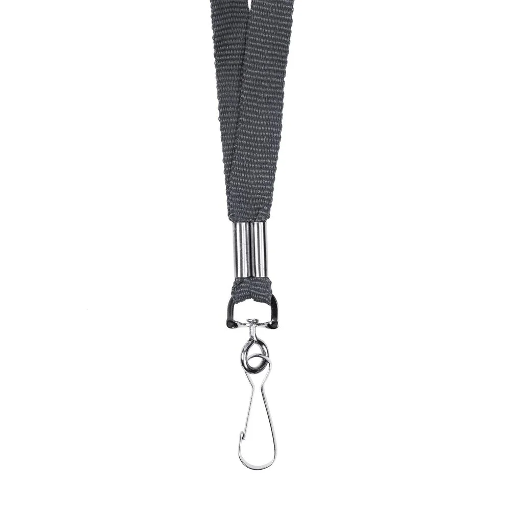 Лента с карабином Colorplan, серая - фото 4