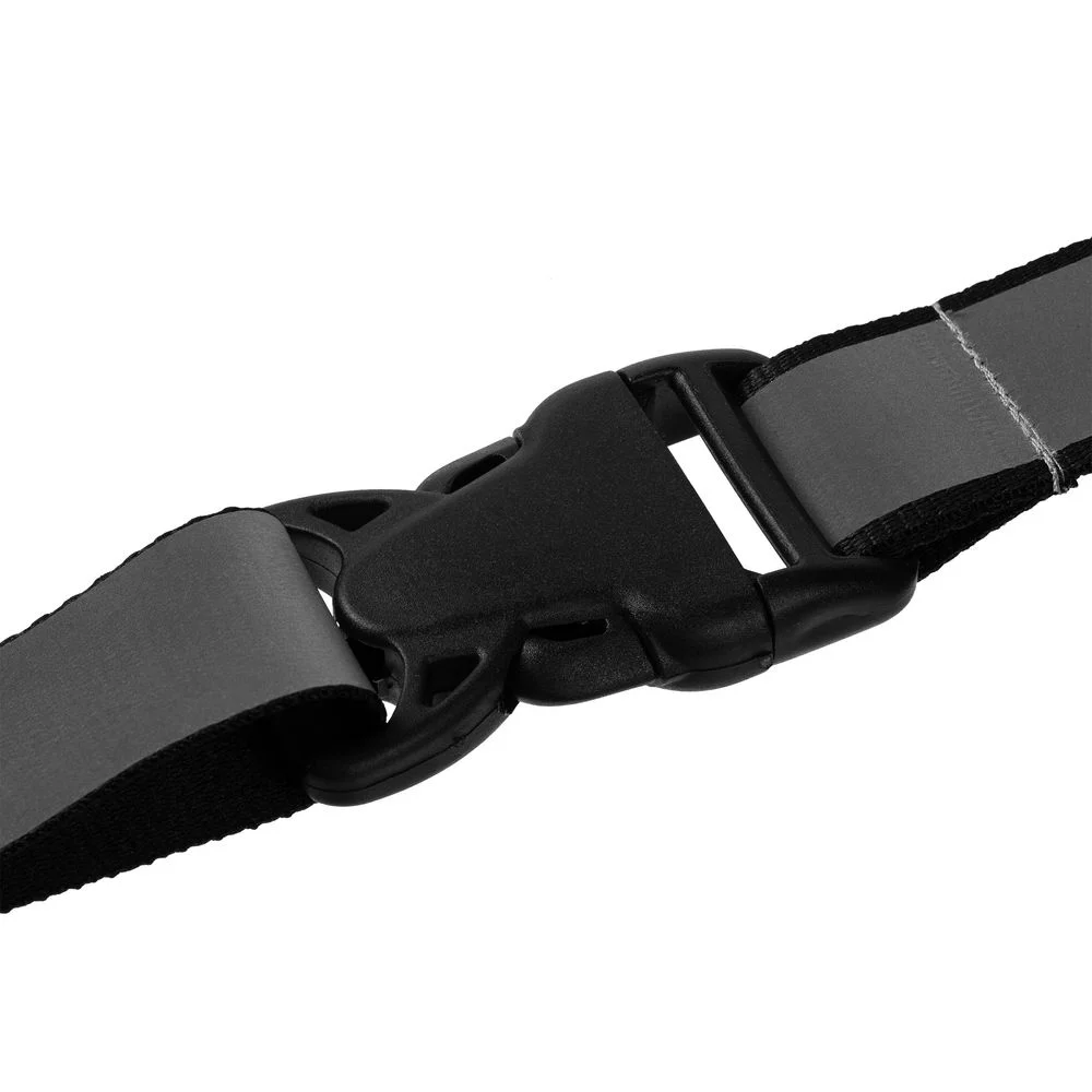 Лента светоотражающая Interlevel, черная с серым - фото 4