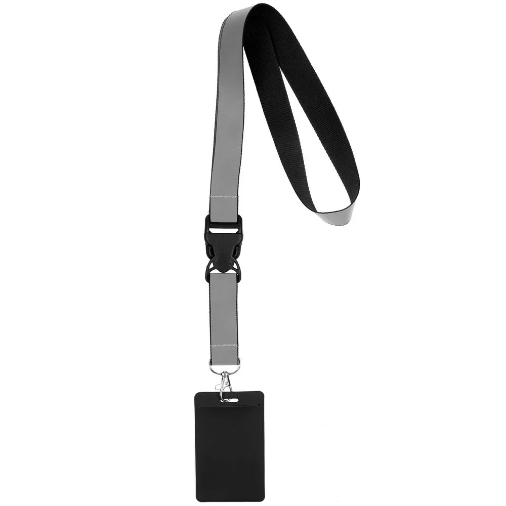 Лента светоотражающая Interlevel, черная с серым - фото 6