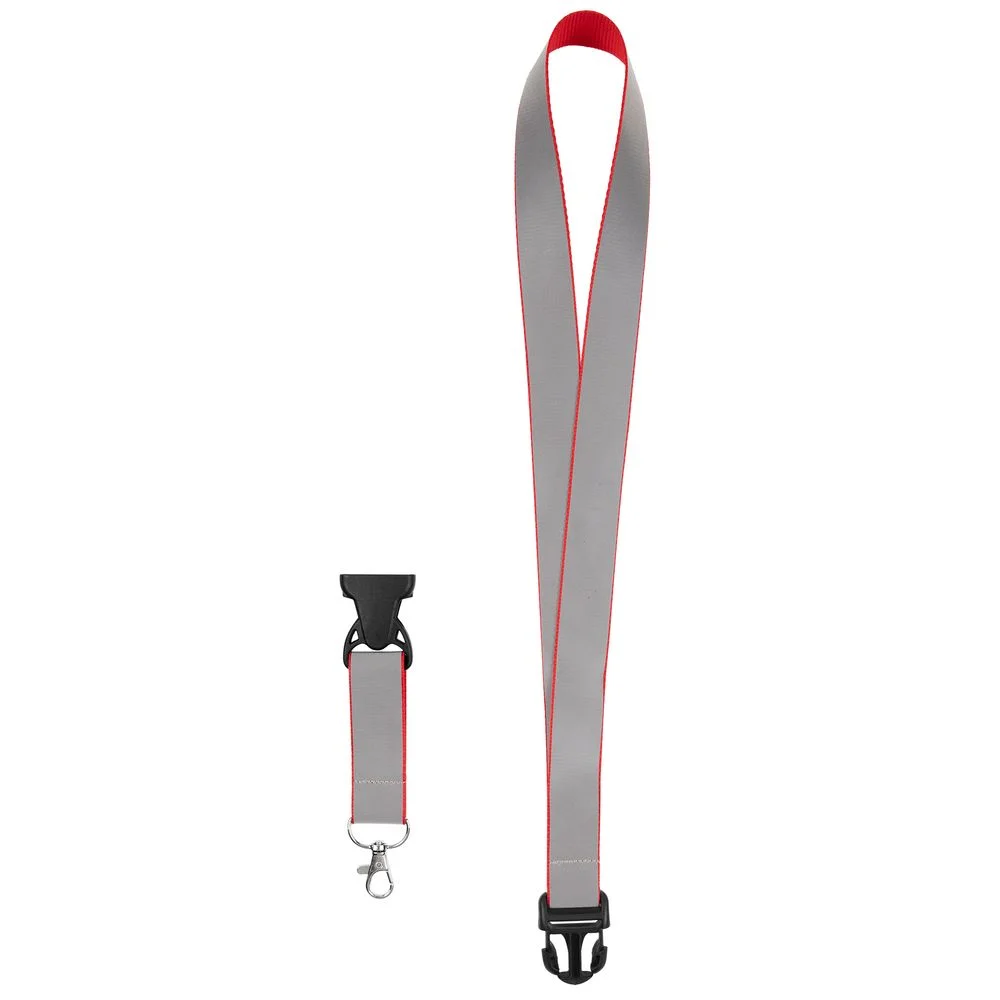 Лента светоотражающая Interlevel красная с серым - фото 3