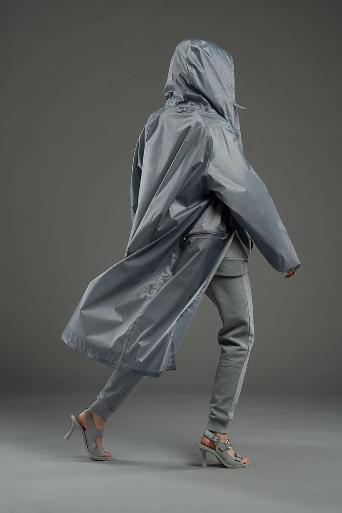 Дождевик R2, серый - фото 8