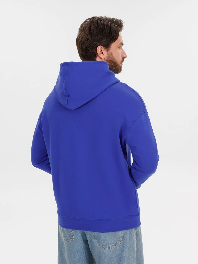 Худи оверсайз унисекс Outshine ярко-синее - фото 6