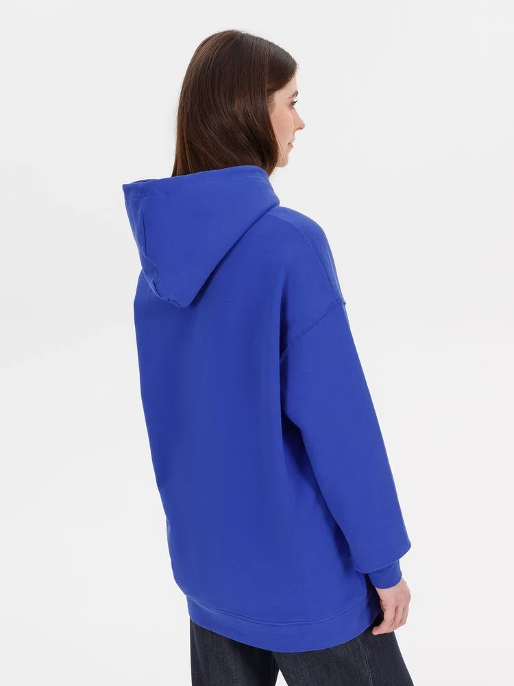 Худи оверсайз унисекс Outshine ярко-синее - фото 9