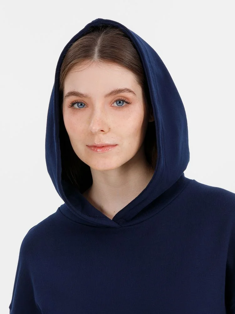 Худи оверсайз унисекс Outshine темно-синее - фото 12