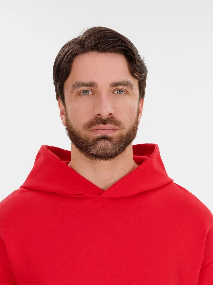 Худи оверсайз унисекс Outshine красное - фото 11