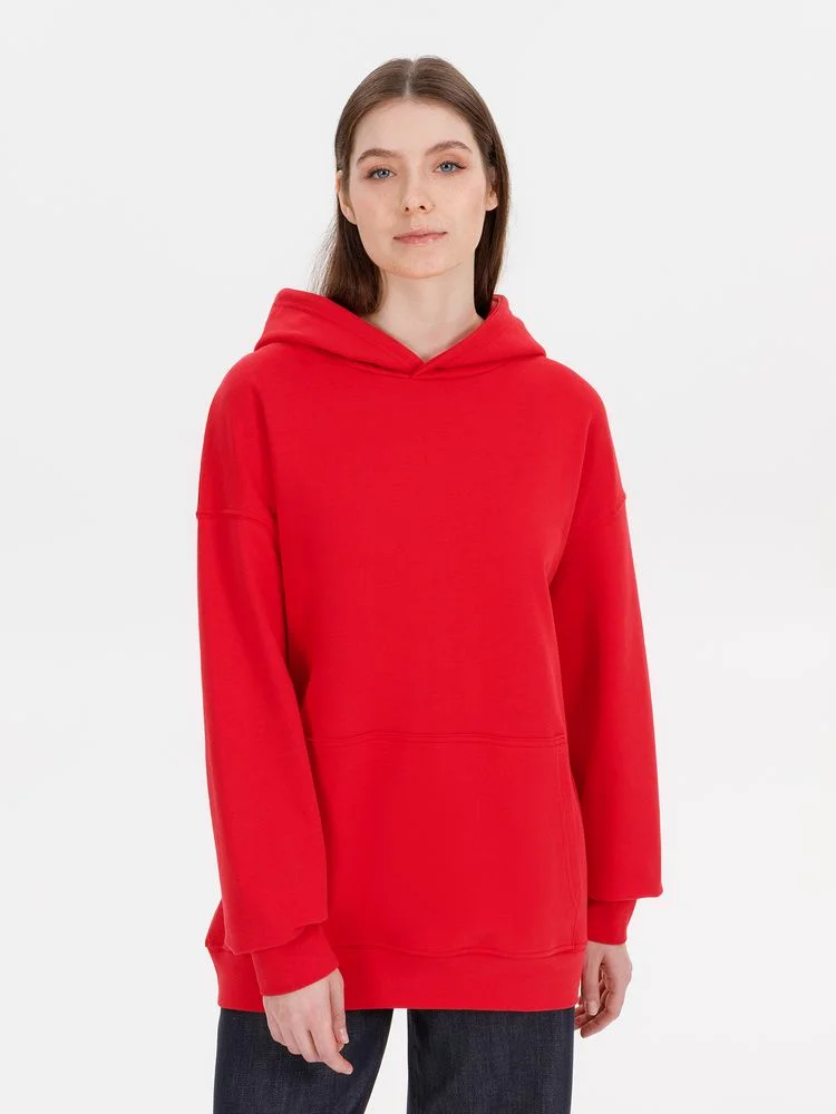 Худи оверсайз унисекс Outshine красное - фото 12