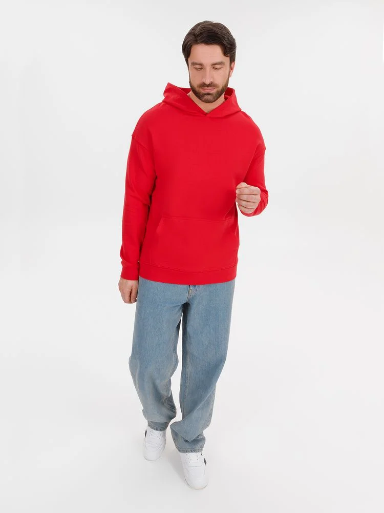 Худи оверсайз унисекс Outshine красное - фото 13