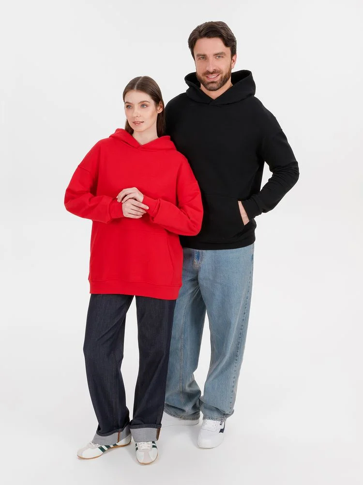 Худи оверсайз унисекс Outshine красное - фото 14