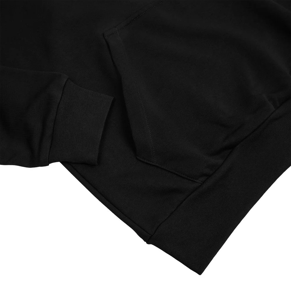 Худи унисекс с карманом на груди Chest Pocket черное - фото 4