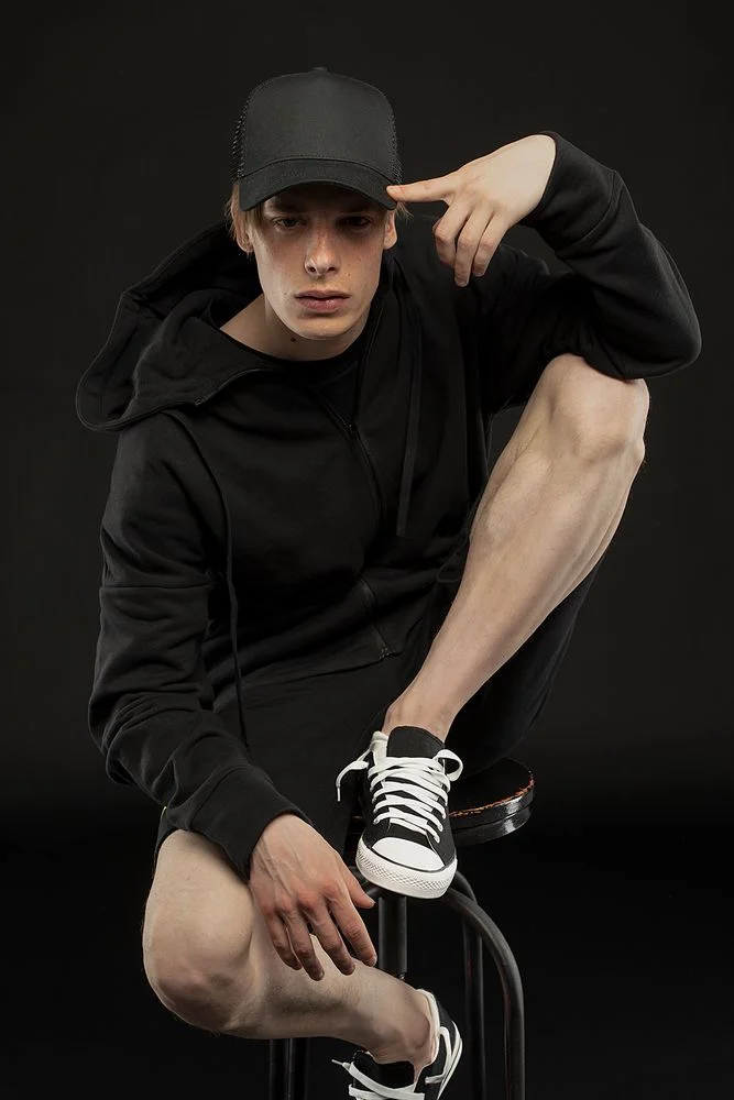 Бейсболка C3 черная - фото 5