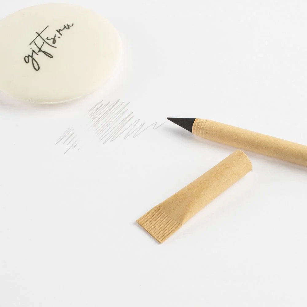 Вечный карандаш Carton Inkless неокрашенный - фото 7